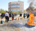 جلسه آمزشی ایمنی سازه ای و حریق بیمارستان ها، سالن جلسات مرکز بهداشت استان مرکزی، ۴ آبان ماه