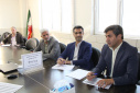 جلسه بررسی آخرین وضعیت پروژه های بهداشتی در سالن جلسات مرکز بهداشت استان مرکزی