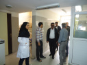 بازدید سرپرست معاونت بهداشتی و تیم همراه از آزمایشگاه سل مرکز بهداشت شهرستان اراک