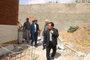 بازدید معاون اجرایی معاونت بهداشتی و مهندسین منابع فیزیکی دانشگاه از پروژه های در حال ساخت مرکز خدمات جامع سلامت شهری و پایگاه سلامت امین شهرستان محلات