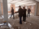 معاون بهداشتی دانشگاه علوم پزشکی اراک  از پروژه در حال احداث پایگاه سلامت ارسطو بازدید بعمل اورد
