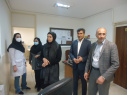 بازدید معاون بهداشت  دانشگاه علوم پزشکی اراک از آزمایشگاه مرکز بهداشت اراک