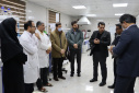 بازدید رئیس دانشگاه علوم پزشکی اراک از آزمایشگاه مرجع سلامت محیط و کار معاونت بهداشتی