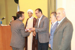 تجلیل از سادات توسط معاون بهداشتی ، فنی و اجرایی بمناسبت فرارسیدن عید سعید غدیر خم،سالن همایش مرکز بهداشت استان مرکزی،۷شهریورماه