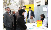 برگزاری کمپین من هم آزمایش می دهم در شهرستان اراک ، استان مرکزی ، ۱۰ آذر ماه