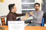 اندازه گیری فشار خون پرسنل مرکز بهداشت استان مرکزی، ۲۹ خرداد ماه