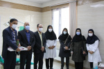تقدیر و تشکر از دکتر عظیمی دندانپزشک مرکز خدمات جامع سلامت مالک آباد، ۲۳ فروردین ماه