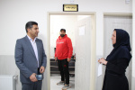 بازدید مسئول ستاد نوروزی دانشگاه علوم پزشکی و خدمات بهداشتی درمانی اراک از مرکز خدمات جامع سلامت پیله رودی