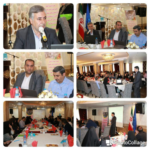 برگزاری کارگاه منطقه ای عفونت های بیمارستانی با حضور رییس اداره بیماری های منتقله از اب و غذا در شهرستان اراک