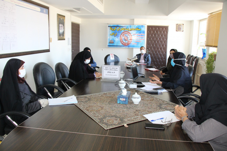 جلسه هماهنگی اجرای تشخیص زودهنگام و غربالگری سرطان، سالن جلسات مرکز بهداشت استان مرکزی، ۴ بهمن ماه