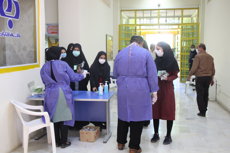 برگزاری آزمون جذب و پذیرش بهورز به همت معاونت بهداشتی در مجتمع پیامبر اعظم(ص) با رعایت پروتکل های بهداشتی، ۱۱ خرداد ماه