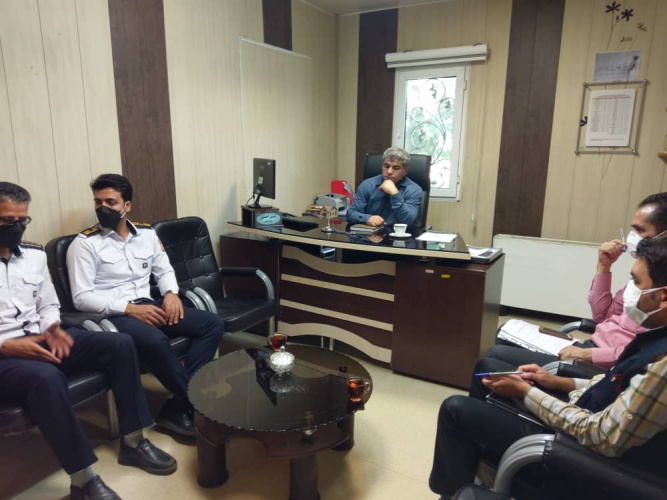 بازدید مشترک  بهداشت حرفه ای ، ایمنی و آتش نشانی از بیمارستان خوانساری اراک