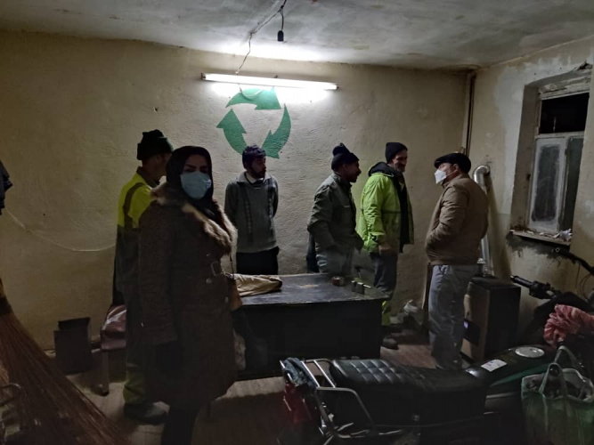 بازدید شبانه از شعب سازمان پسماند .شهرداری کلانشهر اراک