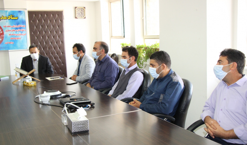 تقدیر و تشکر از پرسنل کارگر شاغل در مرکز بهداشت استان مرکزی، سالن جلسات مرکز بهداشت استان مرکزی، ۱۱ اردیبهشت ماه