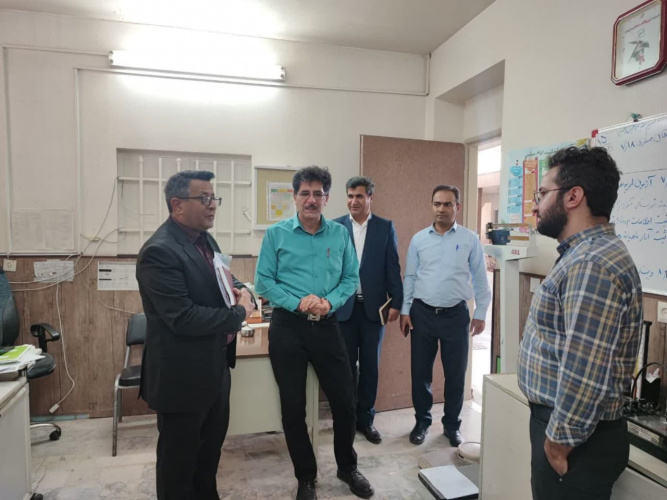 بازدید سرپرست معاونت بهداشتی از شبکه بهداشت شهرستان دلیجان