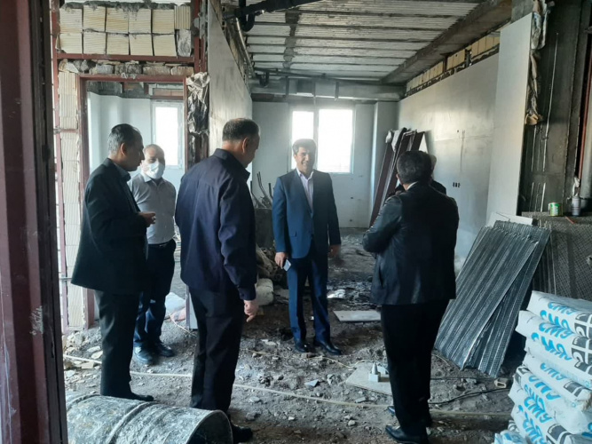 بازدید از پروژه های در حال ساخت شهرستان آشتیان