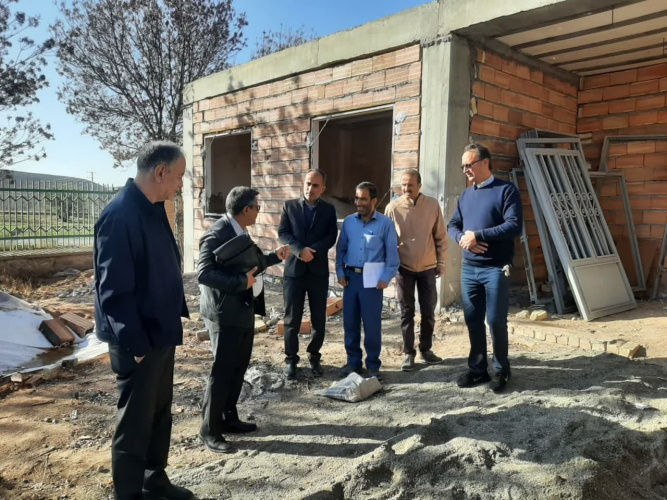 بازدید از پروژه های در حال ساخت شهرستان روستای گرکان
