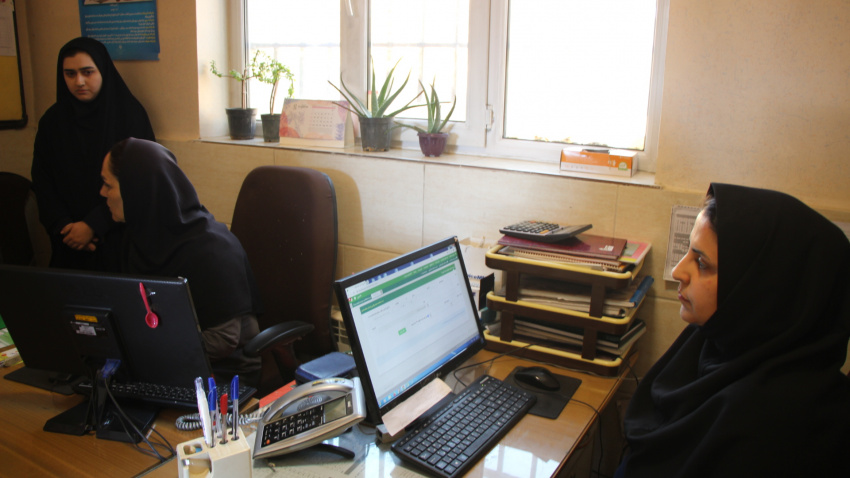 بازدید ناظر وزارت بهداشت در پویش ملی سلامت از خانه بهداشت مالک آباد