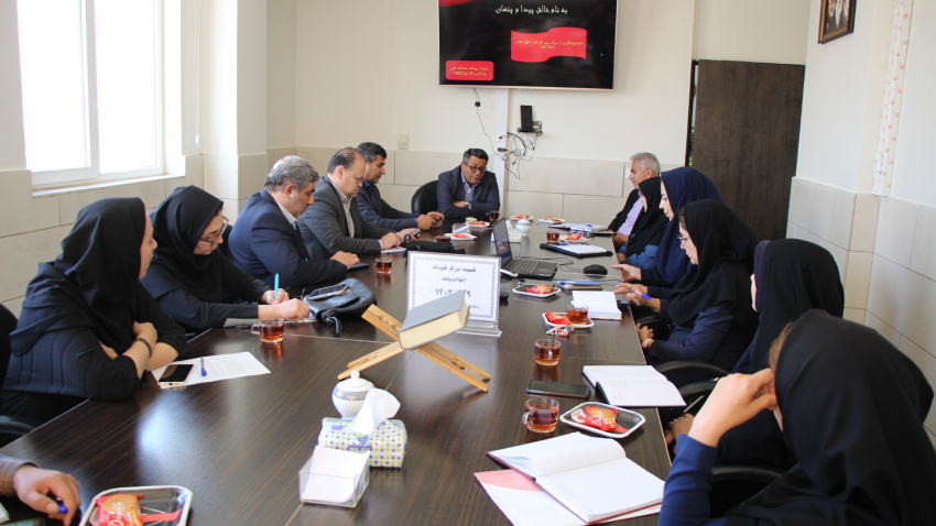 کمیته پیشگیری از مرگ و میر کودکان ۱-۵۹ ماهه در معاونت بهداشت استان گرد هم آمدند